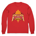 Midwest All-Star Wrestling  Unisex Long Sleeve Red