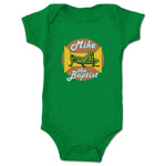 Mike the Baptist  Infant Onesie Kelly Green