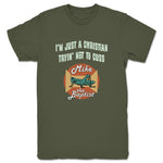 Mike the Baptist  Unisex Tee Military Green