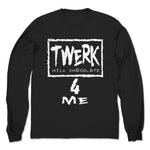 Milk Chocolate  Unisex Long Sleeve Black