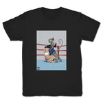 Mouse's Wrestling Adventures  Youth Tee Black