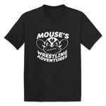Mouse's Wrestling Adventures  Toddler Tee Black