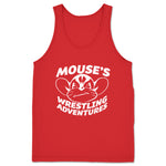 Mouse's Wrestling Adventures  Unisex Tank Red
