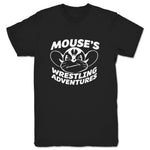 Mouse's Wrestling Adventures  Unisex Tee Black