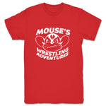 Mouse's Wrestling Adventures  Unisex Tee Red
