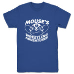 Mouse's Wrestling Adventures  Unisex Tee Royal Blue