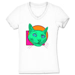 Mr. Pike  Women's V-Neck White