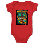 Mysterious Q  Infant Onesie Red