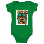 Mysterious Q  Infant Onesie Kelly Green