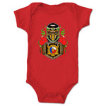 Mysterious Q  Infant Onesie Red