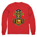 Mysterious Q  Unisex Long Sleeve Red