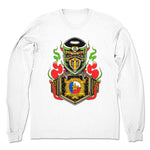 Mysterious Q  Unisex Long Sleeve White