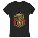 Mysterious Q  Women's V-Neck Black