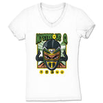 Mysterious Q  Women's V-Neck White