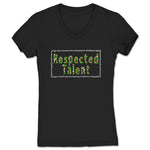 Mysterious Q  Women's V-Neck Black