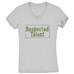 Mysterious Q  Women's V-Neck Heather Grey