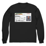 Nick Papagiorgio  Unisex Long Sleeve Black