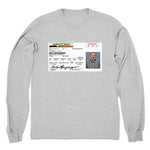 Nick Papagiorgio  Unisex Long Sleeve Heather Grey