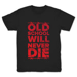 No Wrestling, No Life  Youth Tee Black