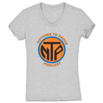 Nothing to Prove Podcast  Women's V-Neck Heather Grey