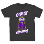 O'Shay Edwards  Youth Tee Dark Grey