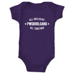 PWGrrrlGang  Infant Onesie Purple