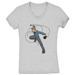 Phil Urich  Women's V-Neck Heather Grey