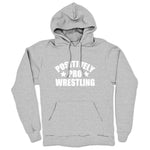 Positively Pro Wrestling Podcast  Midweight Pullover Hoodie Heather Grey