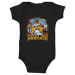 Pucks Out Podcast  Infant Onesie Black