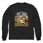 Pucks Out Podcast  Unisex Long Sleeve Black