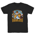 Pucks Out Podcast  Youth Tee Black