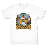 Pucks Out Podcast  Youth Tee White