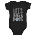 Qwantity Entertainment & Media  Infant Onesie Black