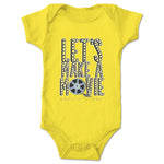 Qwantity Entertainment & Media  Infant Onesie Yellow