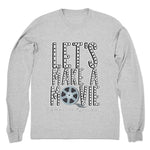 Qwantity Entertainment & Media  Unisex Long Sleeve Heather Grey