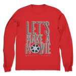Qwantity Entertainment & Media  Unisex Long Sleeve Red