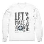 Qwantity Entertainment & Media  Unisex Long Sleeve White