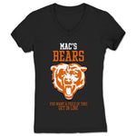 Qwantity Entertainment & Media  Women's V-Neck Black