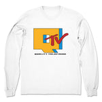 Qwantity Entertainment & Media  Unisex Long Sleeve White