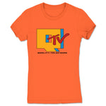 Qwantity Entertainment & Media  Women's Tee Orange