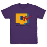 Qwantity Entertainment & Media  Youth Tee Purple