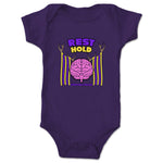 REST HOLD Wrestling Podcast  Infant Onesie Purple