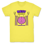 REST HOLD Wrestling Podcast  Unisex Tee Yellow