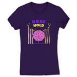 REST HOLD Wrestling Podcast  Women's Tee Purple