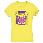 REST HOLD Wrestling Podcast  Women's Tee Yellow