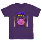 REST HOLD Wrestling Podcast  Youth Tee Purple