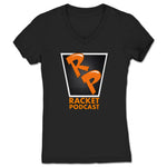 Racket Podcast  Women's V-Neck Black
