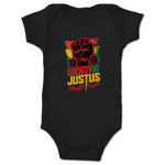 Rahmel Justus  Infant Onesie Black