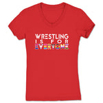 Realfighting Designs  Women's V-Neck Red