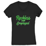 Reckless Pro  Women's V-Neck Black